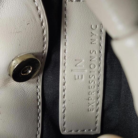 Expressions NYC, Womens, Size Medium, Beige, Ruched Handle Handbag - Picture 3 of 8